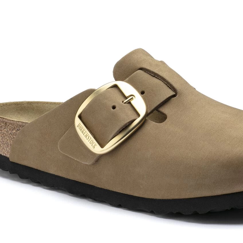 Birkenstock Boston Big Buckle Nubuck Leather - Image 9