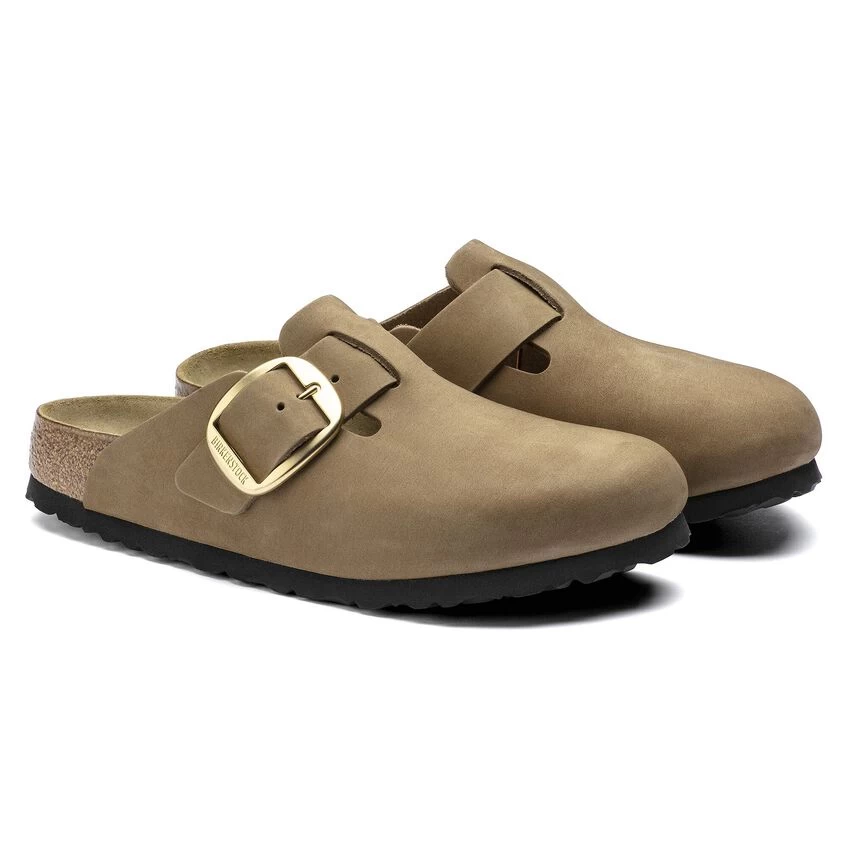 Birkenstock Boston Big Buckle Nubuck Leather - Image 7