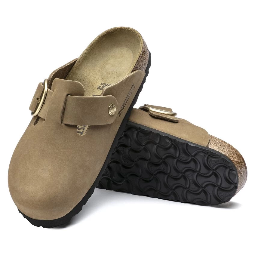 Birkenstock Boston Big Buckle Nubuck Leather - Image 5
