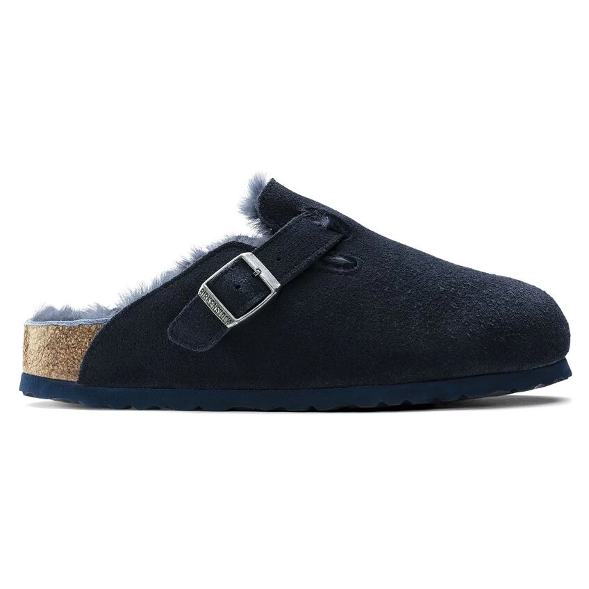 Birkenstock Boston Shearling Suede Leather - Image 7