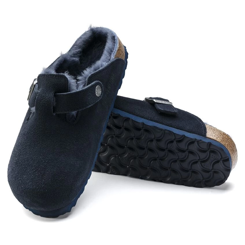 Birkenstock Boston Shearling Suede Leather - Image 4