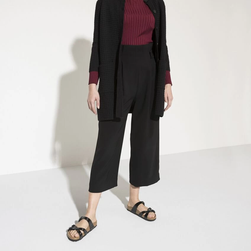 Birkenstock Franca Birko-Flor Patent Patent Black - Image 3