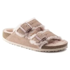 Birkenstock Arizona Shearling Suede Leather