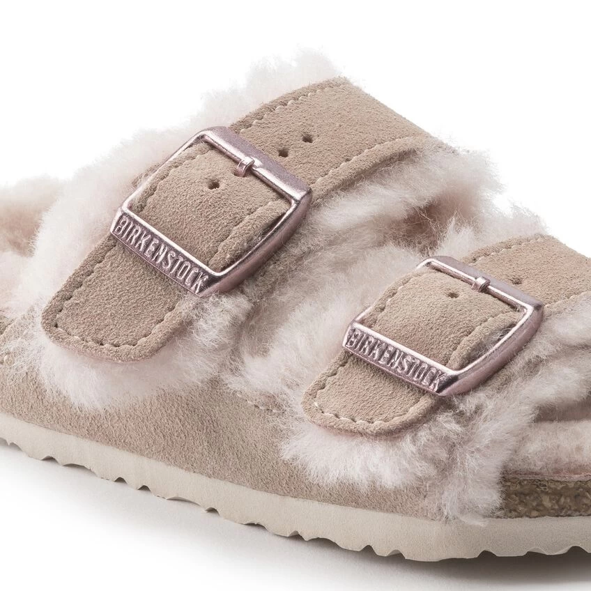Birkenstock Arizona Shearling Kids Suede Leather - Image 7
