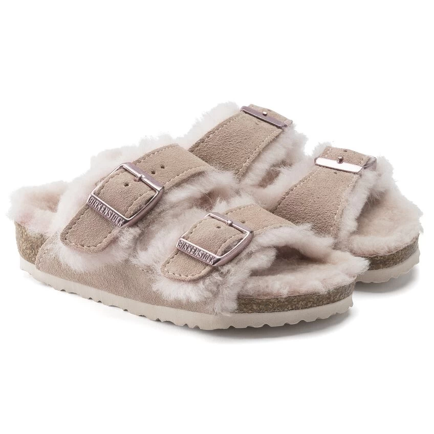 Birkenstock Arizona Shearling Kids Suede Leather - Image 5