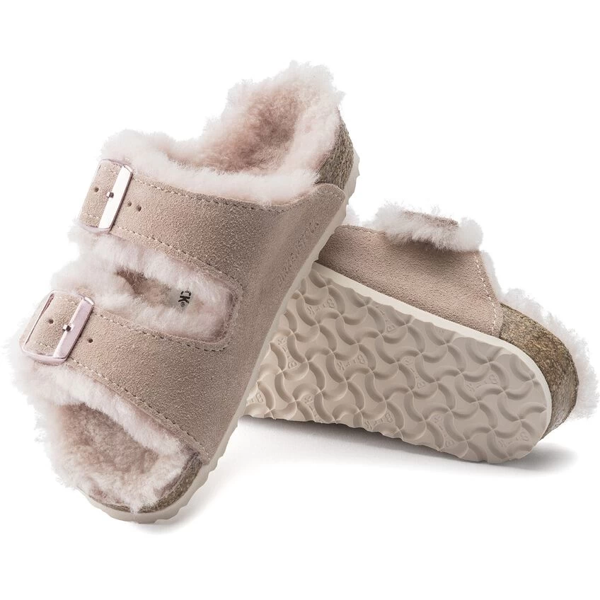 Birkenstock Arizona Shearling Kids Suede Leather - Image 3