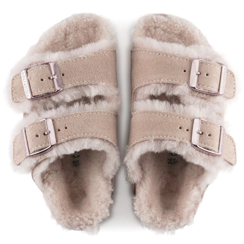 Birkenstock Arizona Shearling Kids Suede Leather - Image 4