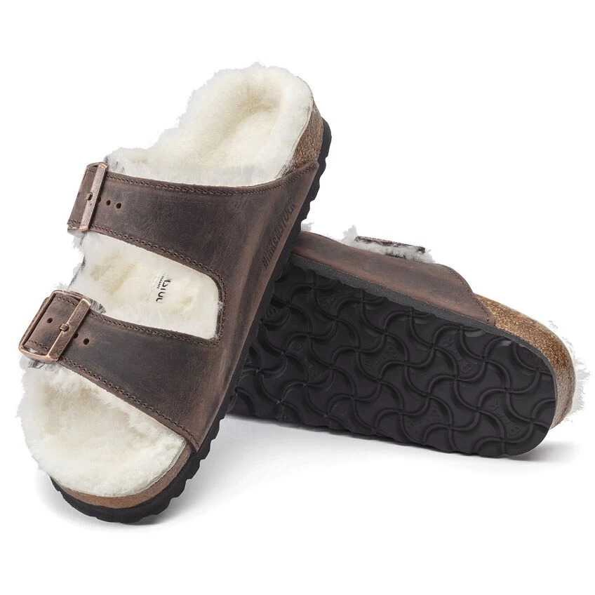 Birkenstock Arizona Shearling Oiled Leather - Image 5
