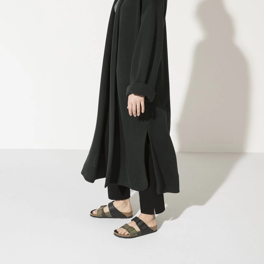 Birkenstock Arizona Split Birko-Flor Black/Desert Soil Camo Green - Image 3