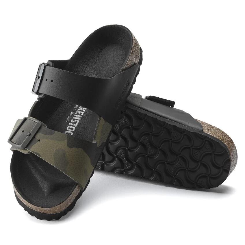 Birkenstock Arizona Split Birko-Flor Black/Desert Soil Camo Green - Image 4