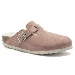 Birkenstock Boston Suede Leather/ Shearling