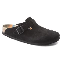 Birkenstock Boston Suede Leather Black