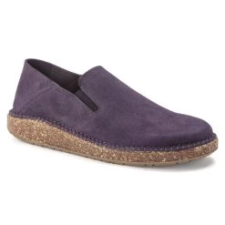 Birkenstock Callan Suede Leather Dark Berry