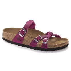 Birkenstock Franca Braid Oiled Leather Festival Fuchsia