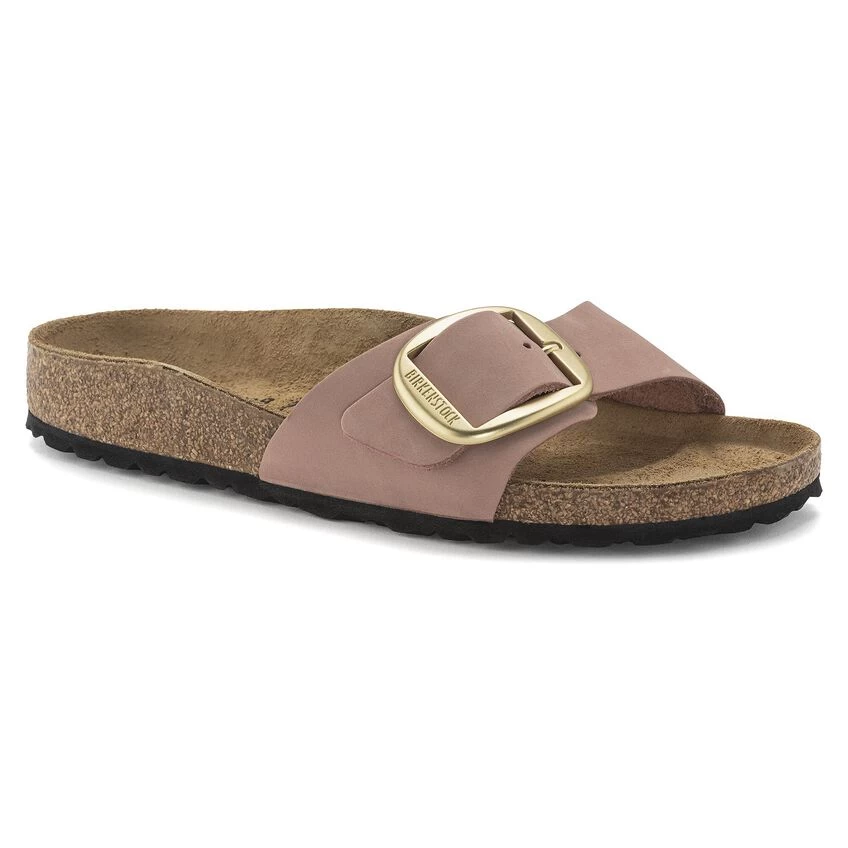 Birkenstock Madrid Big Buckle Nubuck Leather