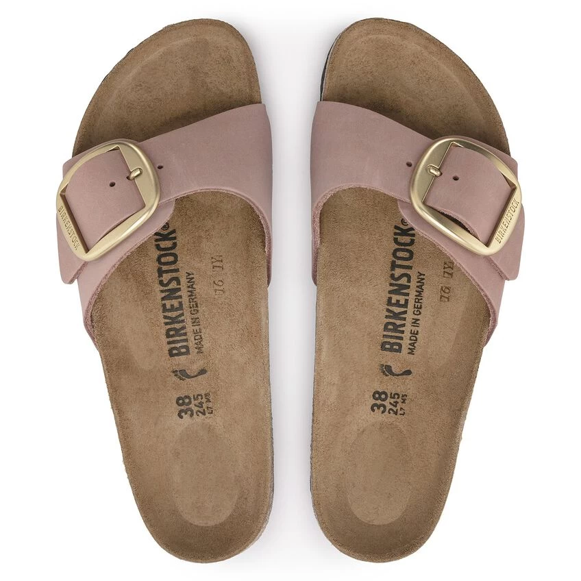 Birkenstock Madrid Big Buckle Nubuck Leather - Image 6
